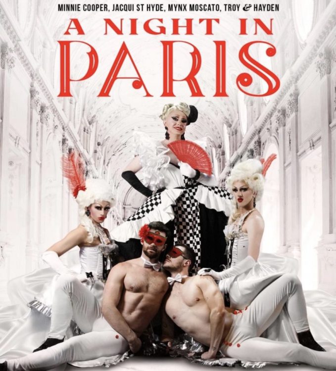 A NIGHT IN PARIS CROP POSTER